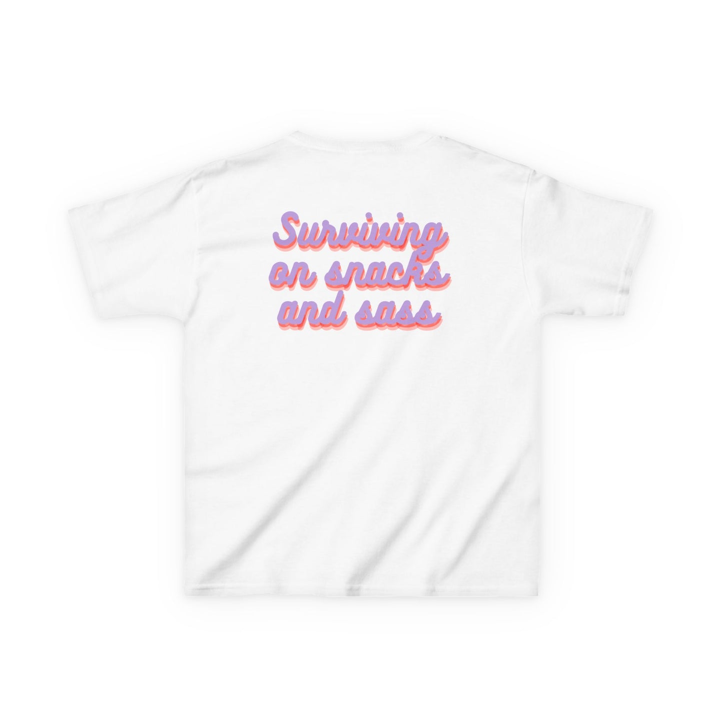 H&H - Surviving on snacks and sass - Kids Tee