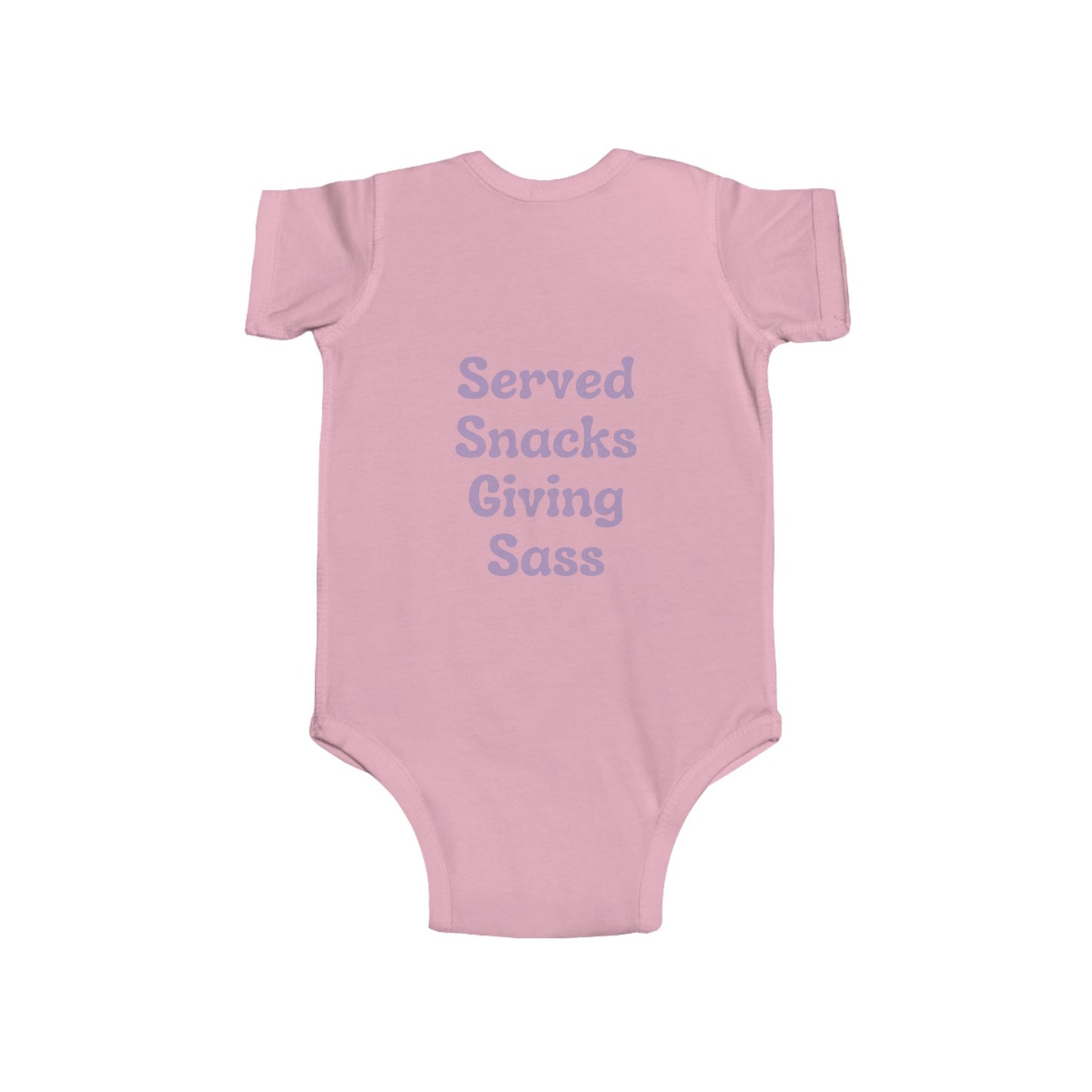 H&H - Served snacks giving sass - baby Onesie