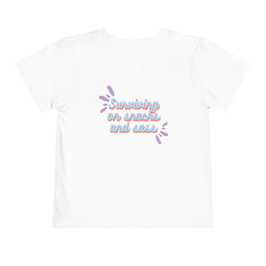 H&H - Surviving on snacks & sass - Toddler Tee